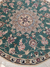 Charger l'image dans la galerie, TAPIS rond tissé main Nain n°19555_90×90