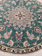 Charger l'image dans la galerie, TAPIS rond tissé main Nain n°19555_90×90