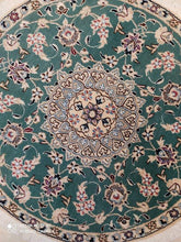 Charger l'image dans la galerie, TAPIS rond tissé main Nain n°19555_90×90