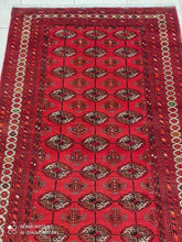 Charger l'image dans la galerie, Tapis Torkaman noué main n°19264_200×140
