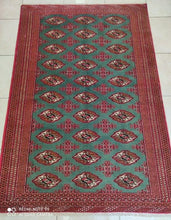 Charger l'image dans la galerie, Tapis Torkaman tissé main n°11488_200×136