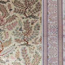 Charger l'image dans la galerie, Tapis Ghom soie fait main n°11713_193×132