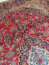 Charger l'image dans la galerie, GRAND TAPIS KACHAN FAIT MAIN n°9623_347×258