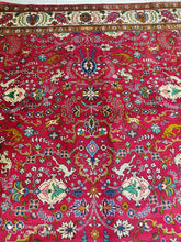 Charger l'image dans la galerie, Grand Tapis Tabriz fait main n°14327_342×252