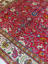 Charger l'image dans la galerie, Grand Tapis Tabriz fait main n°14327_342×252