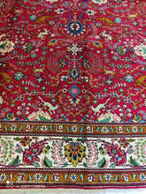Charger l'image dans la galerie, Grand Tapis Tabriz fait main n°14327_342×252
