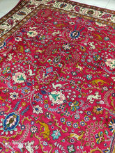 Charger l'image dans la galerie, Grand Tapis Tabriz fait main n°14327_342×252