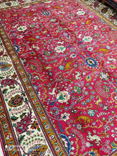 Charger l'image dans la galerie, Grand Tapis Tabriz fait main n°14327_342×252