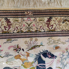 Charger l'image dans la galerie, TAPIS Ghom soie fait main n°14500_200×133