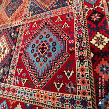 Charger l'image dans la galerie, Tapis Yalameh noué main n°17953_160×103