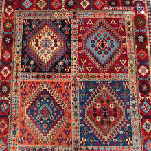 Charger l'image dans la galerie, Tapis Yalameh noué main n°17953_160×103