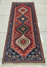 Charger l'image dans la galerie, Tapis Yalameh fait main n°16094_150×64