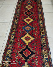Charger l'image dans la galerie, Tapis Yalameh noué main n°17973_305×085