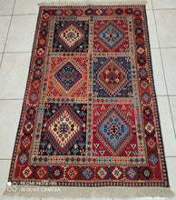 Charger l'image dans la galerie, Tapis Yalameh noué main n°17953_160×103