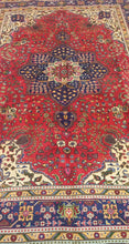 Charger l'image dans la galerie, Grand Tapis Tabriz fait main n°9853_350×246
