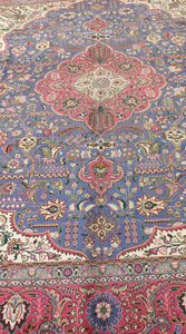 Grand Tapis Tabriz tissé main n°6083_396×299