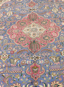 Grand Tapis Tabriz tissé main n°6083_396×299
