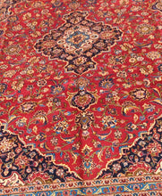 Charger l'image dans la galerie, GRAND Tapis Kachan noué main n°14389_404×280
