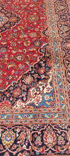 Charger l'image dans la galerie, GRAND Tapis Kachan noué main n°14389_404×280
