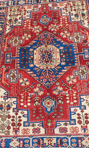 Tapis Nahavand fait main n°18724_198×144