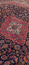 Charger l'image dans la galerie, Grand Tapis Kachan noué main n°11273_410×320
