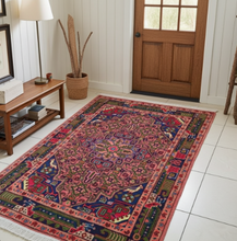 Charger l'image dans la galerie, Tapis Roudbar fait main n°16013_146×104
