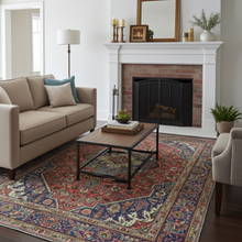 Charger l'image dans la galerie, GRAND Tapis Tabriz tissé main n°5926_292×200
