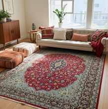Charger l'image dans la galerie, Grand Tapis Kerman fait main n°9878_302×210
