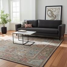 Charger l'image dans la galerie, TAPIS CACHEMIRE soie noué main n°765_260×187
