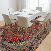Charger l'image dans la galerie, Grand Tapis Kachan fait main n°19318_305×200
