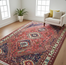 Charger l'image dans la galerie, Grand Tapis Ghachgai fait main n°18473_302×203
