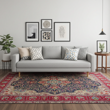 Charger l'image dans la galerie, Grand Tapis Tabriz fait main n°11228_290×200
