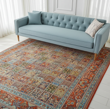 Charger l'image dans la galerie, GRAND Tapis Moud tissé main n°19148_300×200
