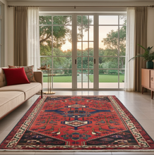 Charger l'image dans la galerie, Tapis Lorestan tissé main n°13186_253×163
