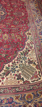 Charger l'image dans la galerie, Grand Tapis Tabriz tissé main n°6084_370×254

