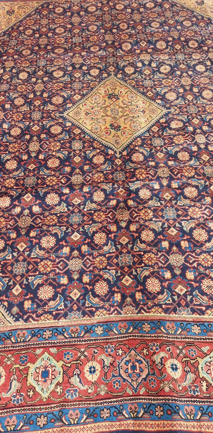 Grand Tapis Mahal tissé main n°8203_385×300