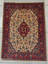Charger l'image dans la galerie, Paire 2 tapis Sarouk fait main n°18455_18456_90×70_90×68

