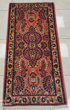 Charger l'image dans la galerie, Tapis Sarouk noué main n°14002_132×65
