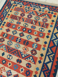 Kilim Ghachghai fait main n°12677_180×125