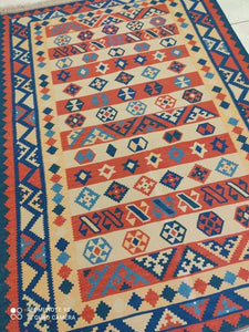 Kilim Ghachghai fait main n°12677_180×125