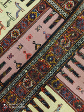 Charger l&#39;image dans la galerie, Kilim Khorassan brodé main n°19583_182×103
