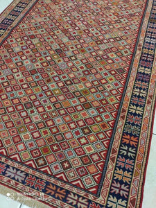 Kilim Khorassan noué main n°19739_190×126