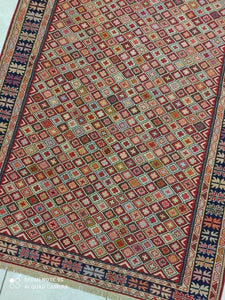 Kilim Khorassan noué main n°19739_190×126