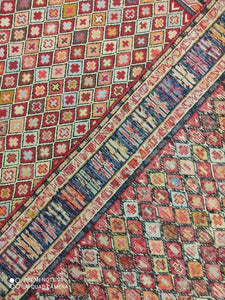 Kilim Khorassan noué main n°19739_190×126