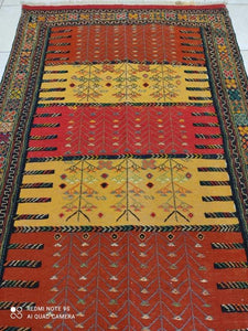 Kilim Khorassan noué main n°19633_205×130