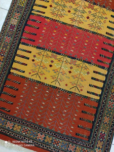 Kilim Khorassan noué main n°19633_205×130