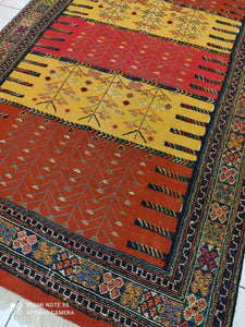 Kilim Khorassan noué main n°19633_205×130