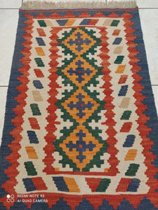 Kilim Gachghai fait main n°19722_95×62