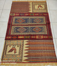 Charger l'image dans la galerie, Kilim Tapis Khorassan tissé main n°19606_180×107
