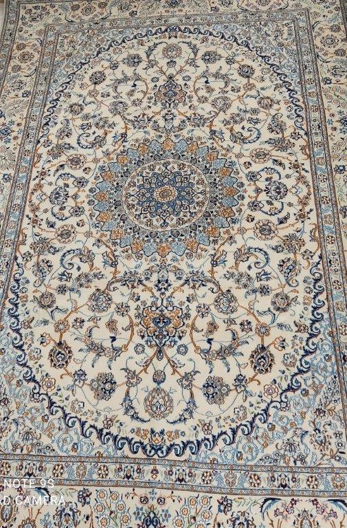 GRAND TAPIS Nain Chichla fait main n°18844_300×200
